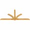 Ekena Millwork Redmond Rough Sawn Timber Gable Bracket, Western Red Cedar, 84"W x 42"H x 2"D x 4"F, 12/12 Pitch GBW084X42X0204RED00RWR - alternate 2
